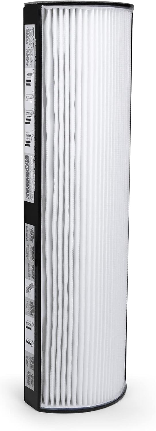 ENVION Therapure TPP630 Medium to Large Room Filter HEPA Air Purifier with 3 Fan Speeds, 4 Step Purification, Black
