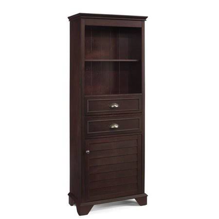 Kingfisher Lane Linen Cabinet in Espresso, Brown