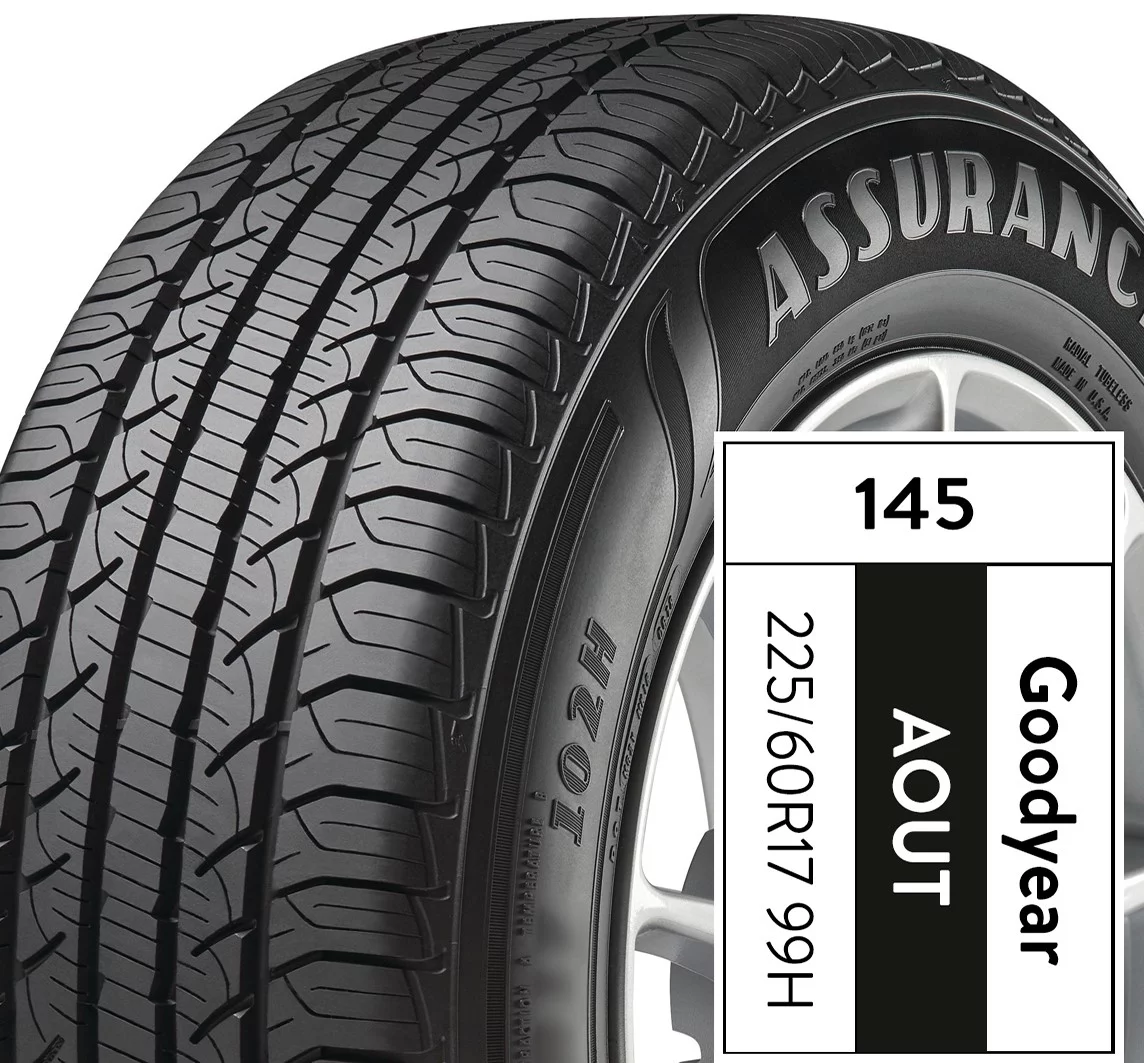 Goodyear Assurance Outlast 225/60R17 99H All-Season Tire