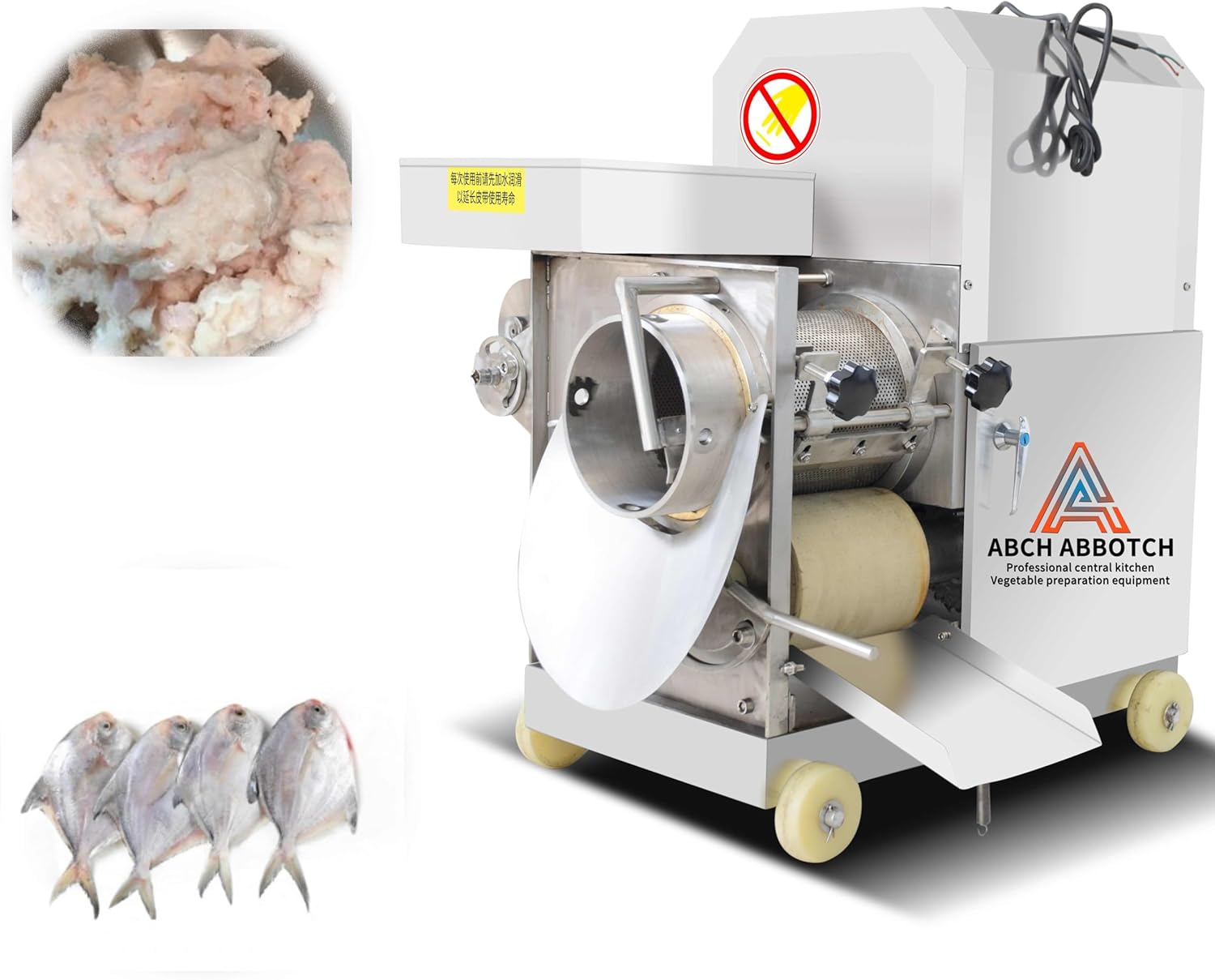 Factory Direct Sales Fish Meat and Bone Separator Machine