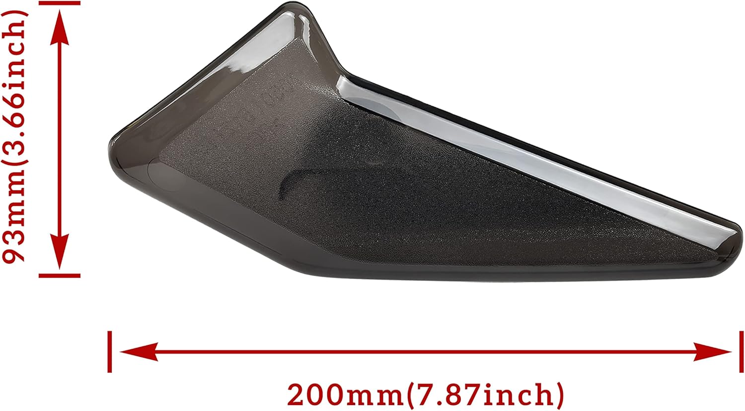 Side Air Deflectors Windshield for Can-Am Spyder RT 20-22, SAUTVS Adjustable Side Wind Deflectors Windscreen Wings for Can Am Spyder RT 2020-2022 Accessories (2PCS, Replace #219401040)