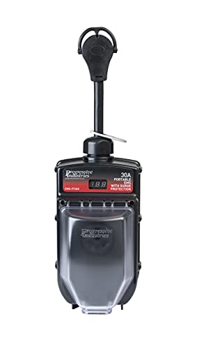 Progressive Industries SSP-50X RV Surge Protector – 50 Amp to 30 Amp RV Adapter – Circuit Analyzer Portable Surge Guard W/Fault Detection & Hardwired Options