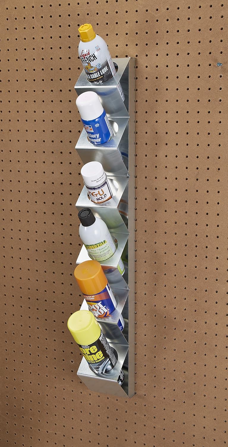 Vertical Space Saving Aerosol Spray Paint Can Storage System Rack Pack of 2