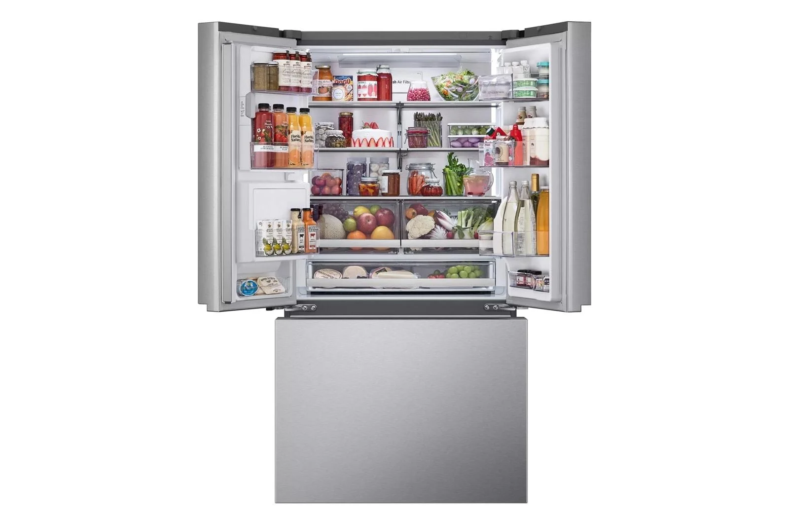 36 Inch Counter-Depth MAX™ Freestanding French Door Smart Refrigerator with 26 Cu.