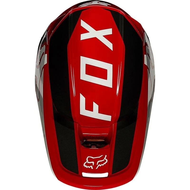Fox Racing Youth V1 Revn Helmet Medium / Flame Red