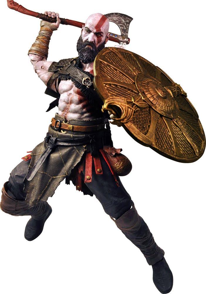 NECA God of War 2018: Kratos 18x22 Figure