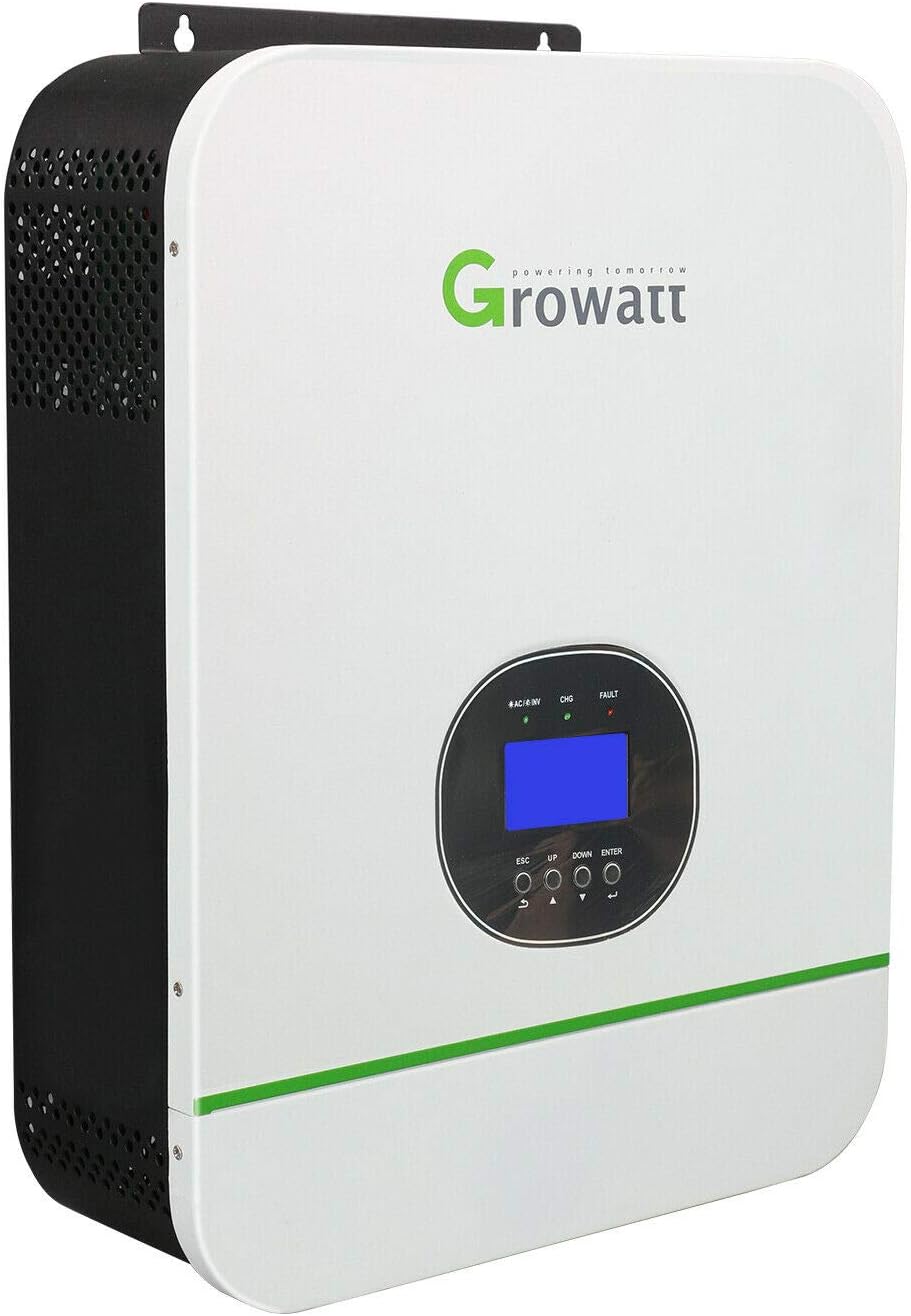 48V 3000W Off Grid Solar Inverter 110V, 120V/240V Split Phase Inverter Built-in 80A MPPT Solar Charge Controller, Pure Sine Wave Inverter Charge Inverter 110V, Can Work in Parallel