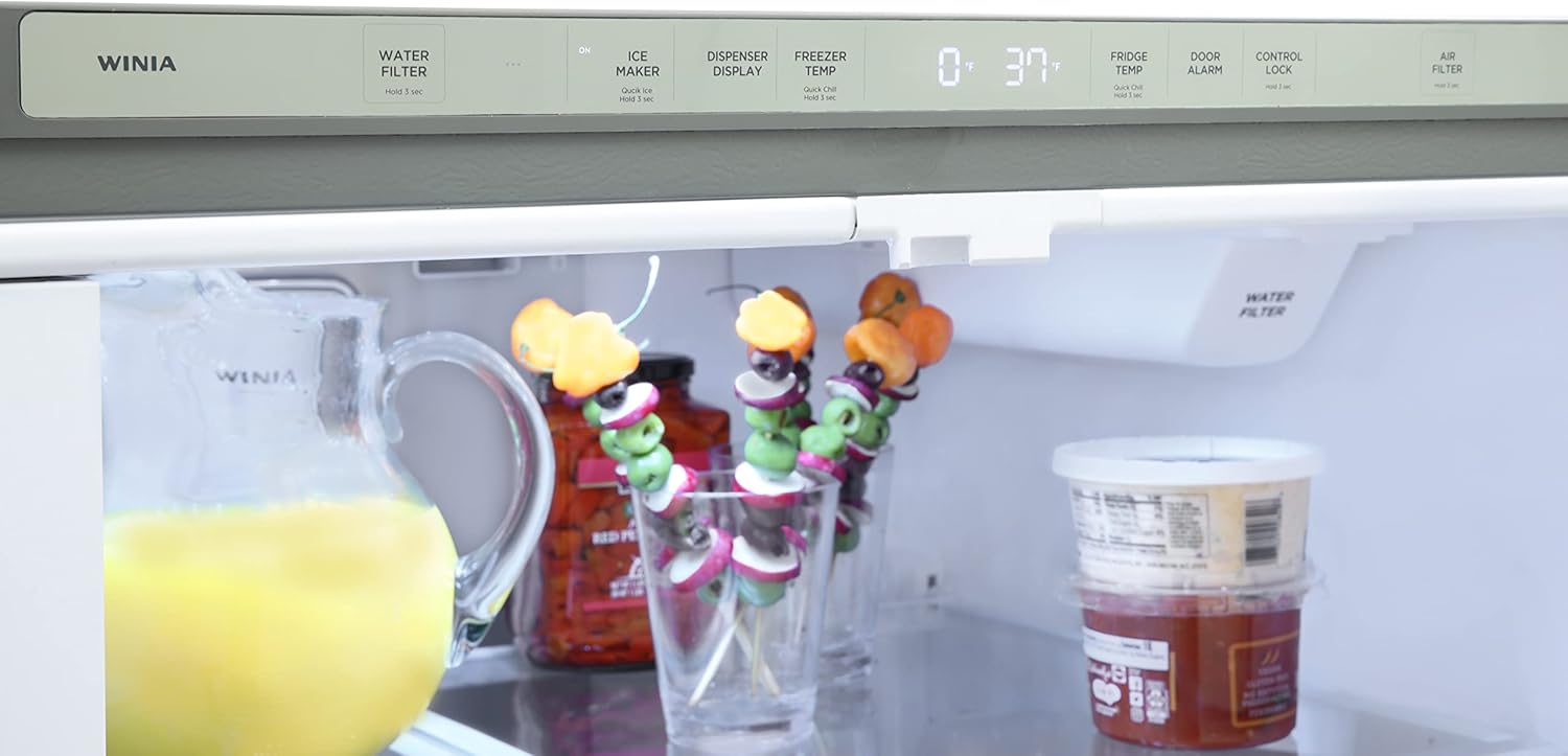 31 cu.ft French Door Refrigerator with Ice & Water Dispenser, Energy Star, Stainless Steel (WZBHD31ATE)