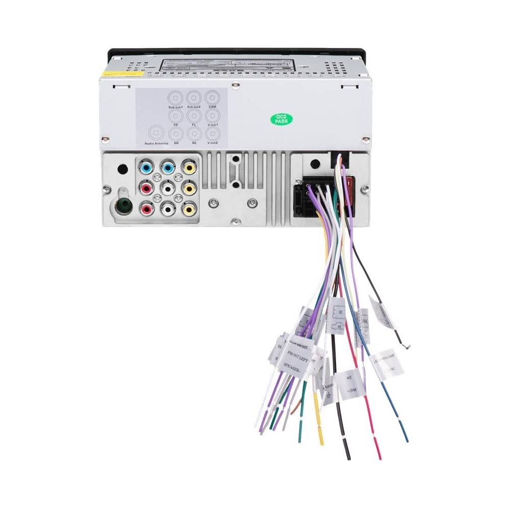 BOSS BV765BLC In-dash DVD Receiver - Display