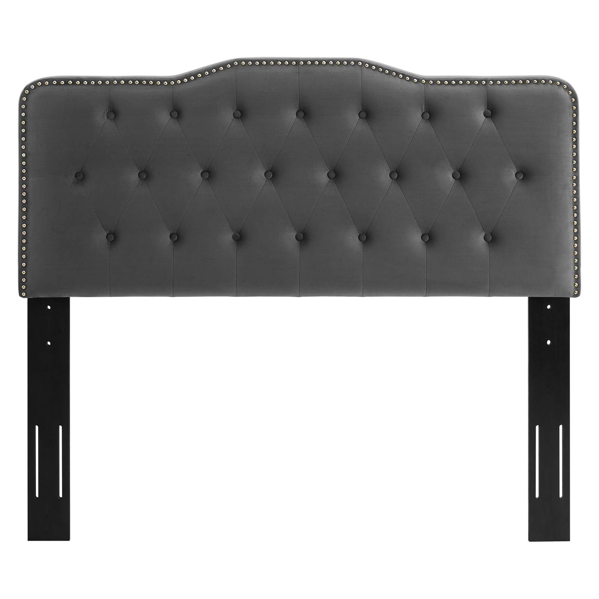 Sophia Tufted Performance Velvet King/California King Headboard - Pink