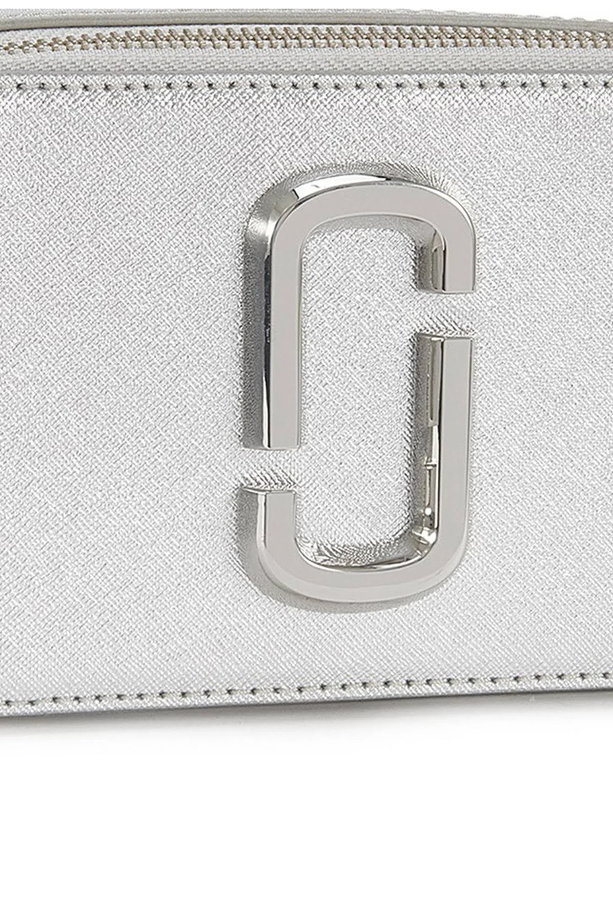 Marc Jacobs Silver DTM &The Snapshot& Bag