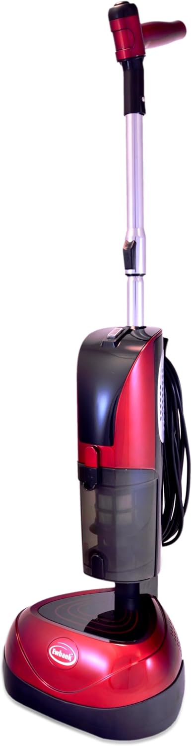 Ewbank EPV1100 4-in-1 Floor Cleaner, Scrubber, Polisher and Vacuum, Red Finish, 23-Foot Power Cord