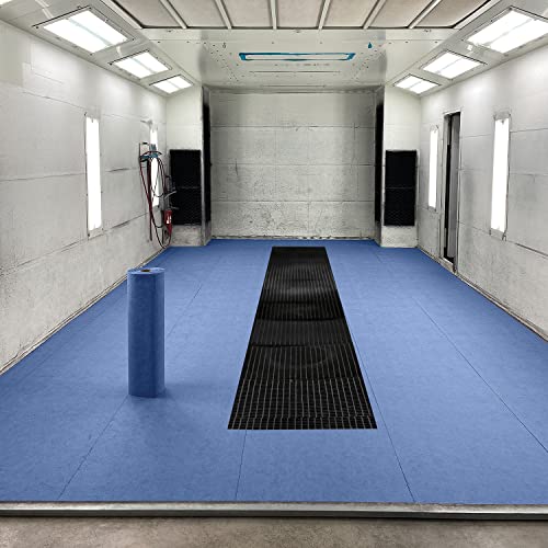 New Pig Paint Booth Mat | Paint Booth Floor Covering with Adhesive Backing