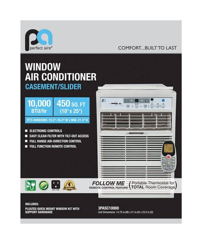 Perfect Aire 10,000 BTU Casement Window Air Conditioner
