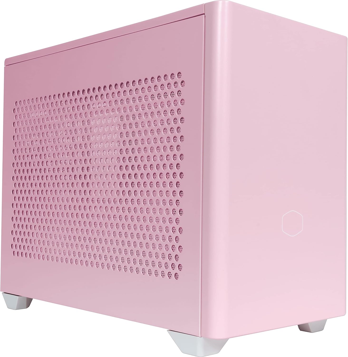 Cooler Master NR200P White SFF Small Form Factor Mini-ITX Case with Tempered glass or Vented Panel Option, PCI Riser Cable, Triple-slot GPU, Tool-Free and 360 Degree Accessibility