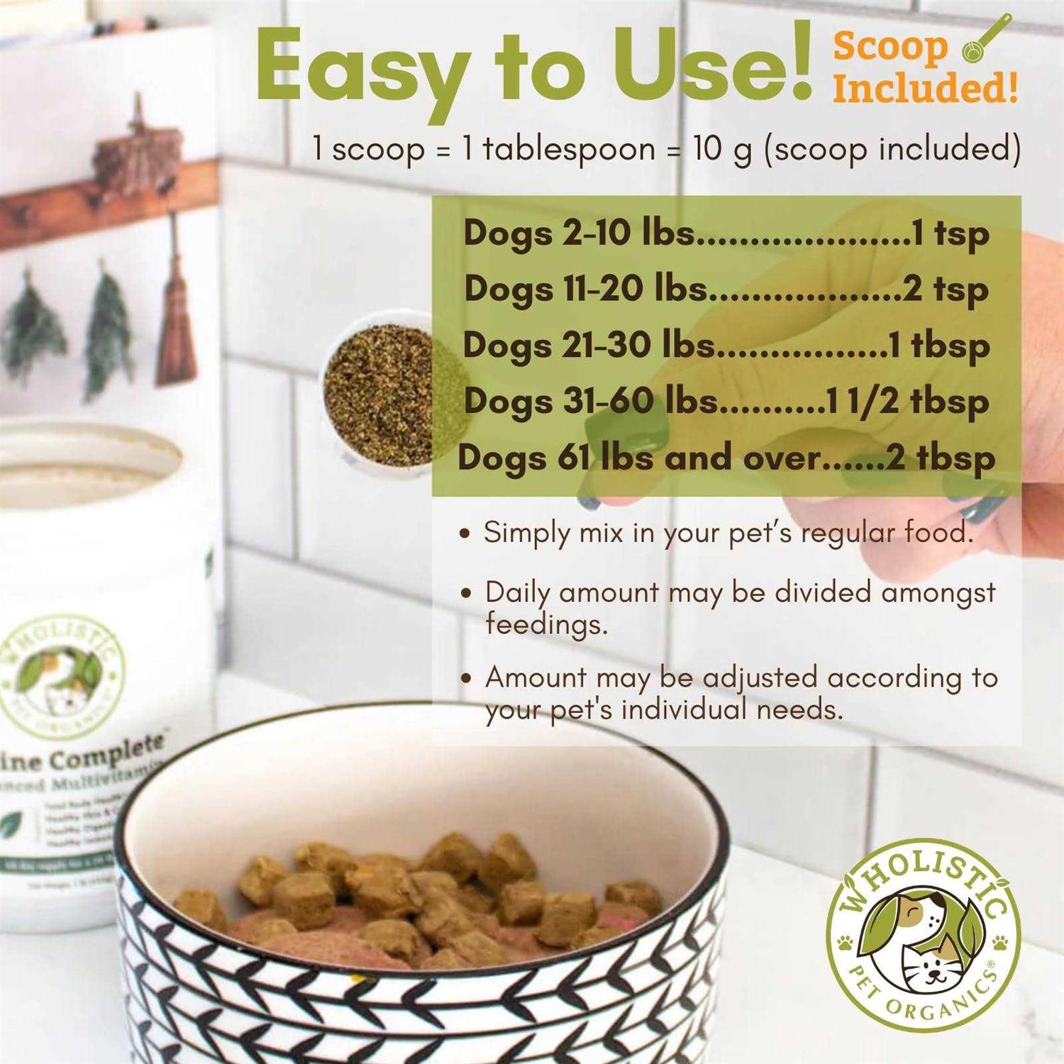 Wholistic Pet Organics Canine Complete - Pet Supplies online store