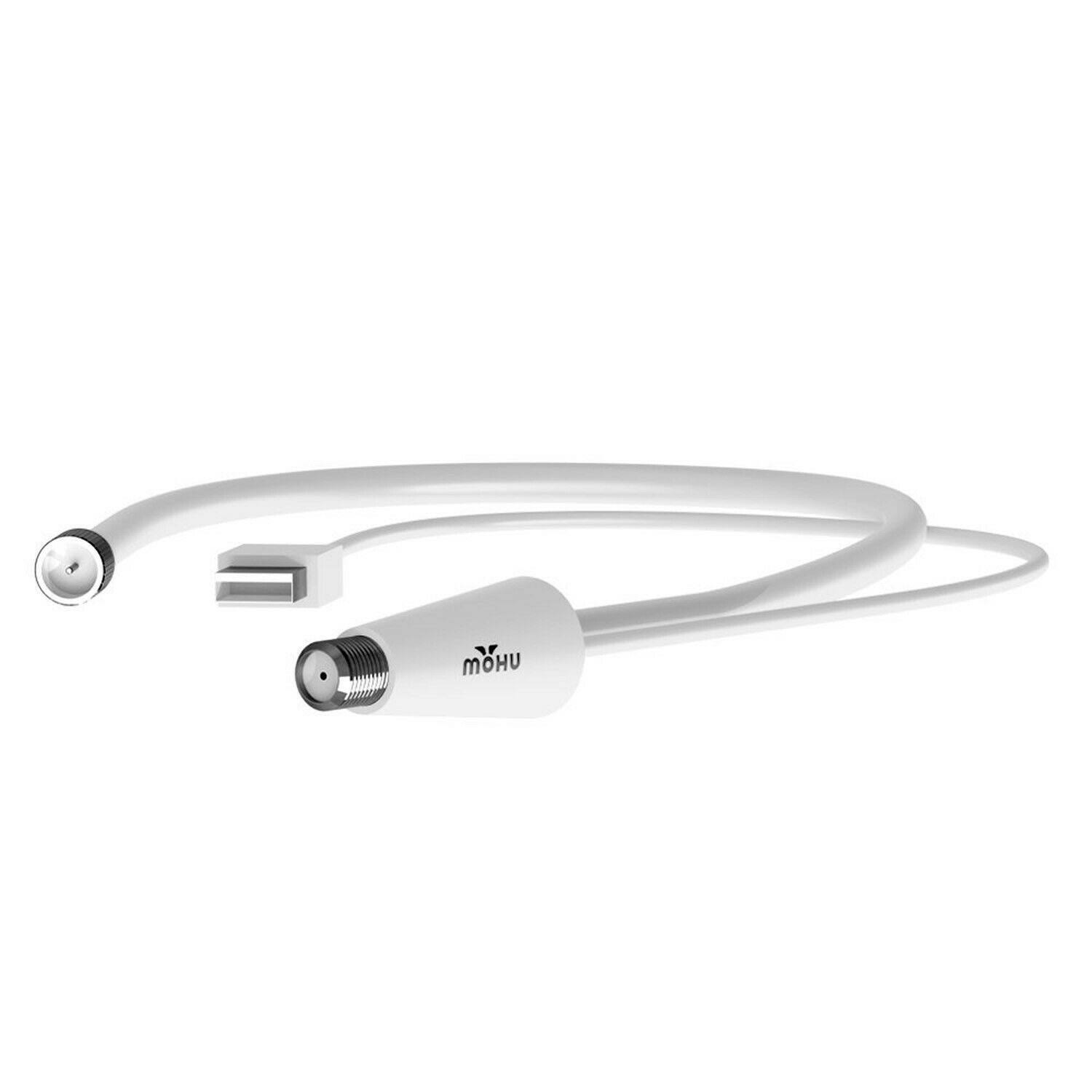 Mohu Leaf 50 TV Antenna, Indoor, Amplified, 50 Mile Range