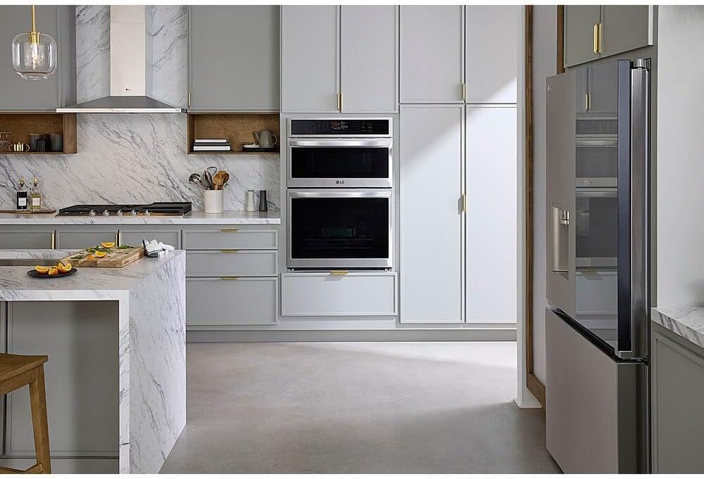 LG WCEP6423F 30 Inch Smart 6.4 cu. ft. Total Capacity Electric Combination Double Wall Oven with Wi-Fi