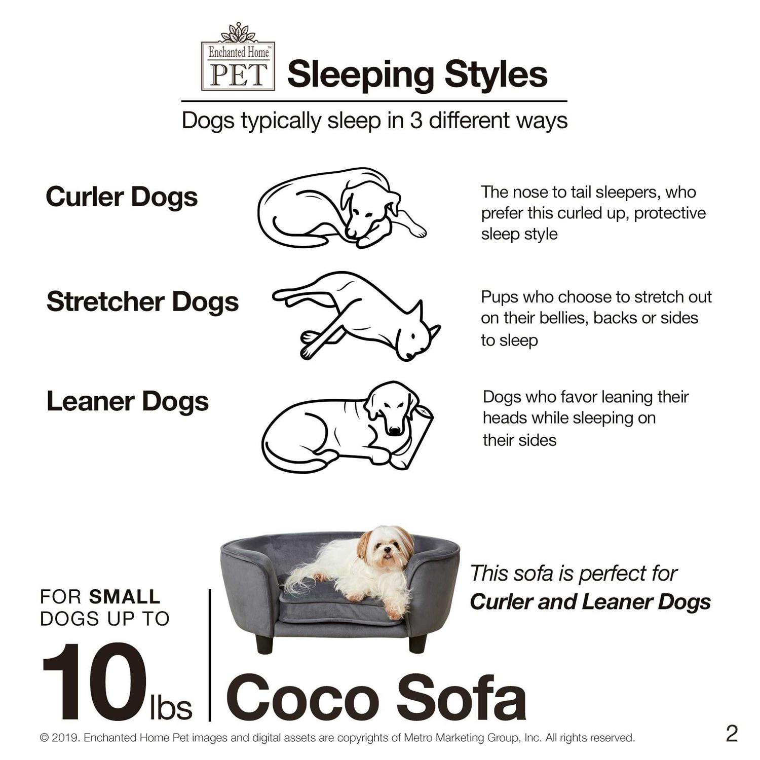 Enchanted Home Pet Coco Pet Sofa - Pet Supplies online store