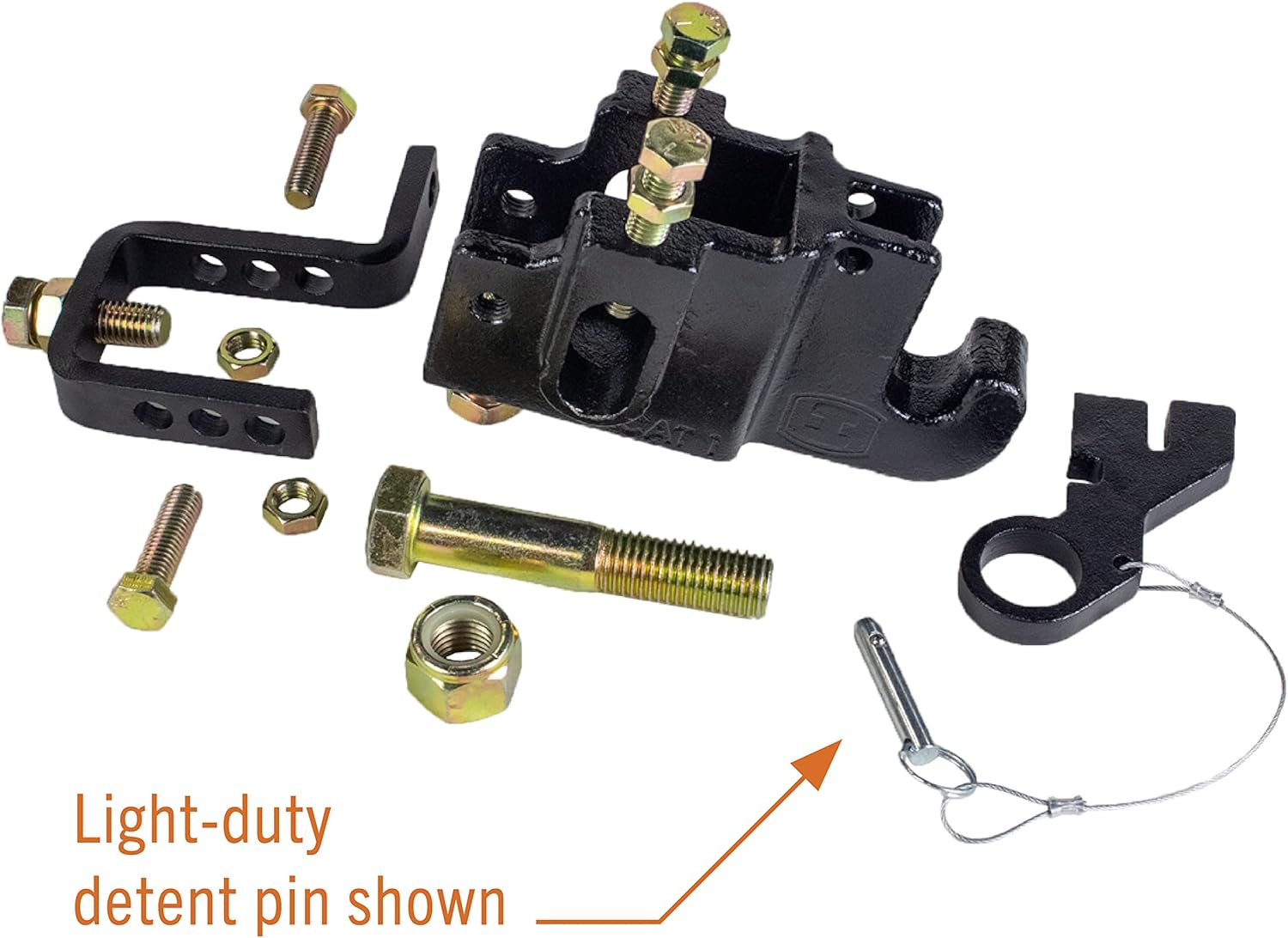 MotoAlliance Impact Implements CAT-1 Quick Hitch with Heavy Duty Detent Pins