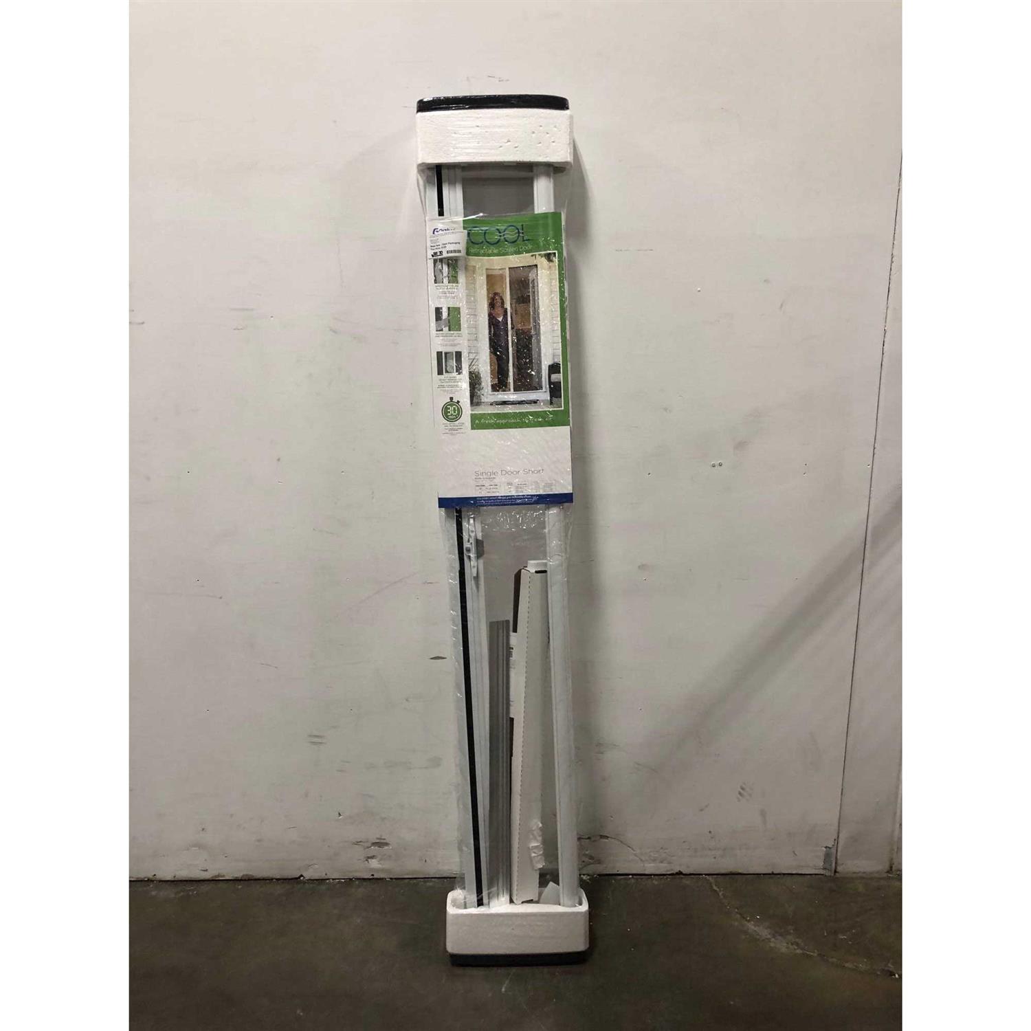 Cool Single Retractable Door Screen-White - Shop Hardware Tools Online Store