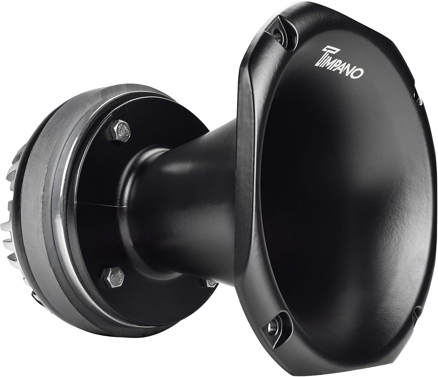 Timpano TPT-DH2000 PRO 2" Exit Compression Driver Horn 200 Watts Continuous Power 8 Ohm Pro Audio Aluminum Horn + Ferrite Driver Pack of 2