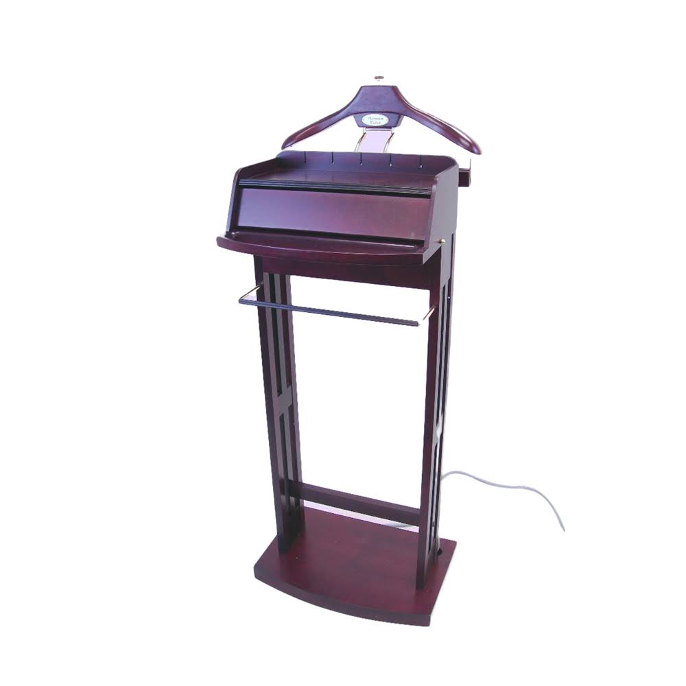 Proman Products Excalibur Wardrobe Valet, Dark Mahogany