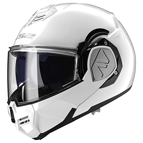 LS2 Helmets Advant Modular Helmet (Noir Matte Black - Large)