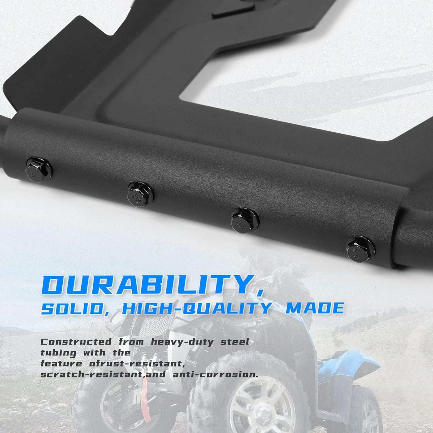 ATV Body Armor Compatible with Polaris Sportsman 850 1000 XP 2017-2022, kemimoto Side Bumper Protection Frame Ultimate Body Armor, Left & Right, Accessories Replacement 2882090
