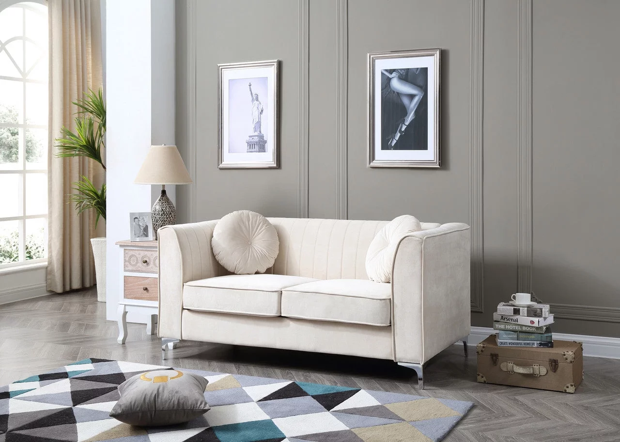 Ivory Delight Loveseat