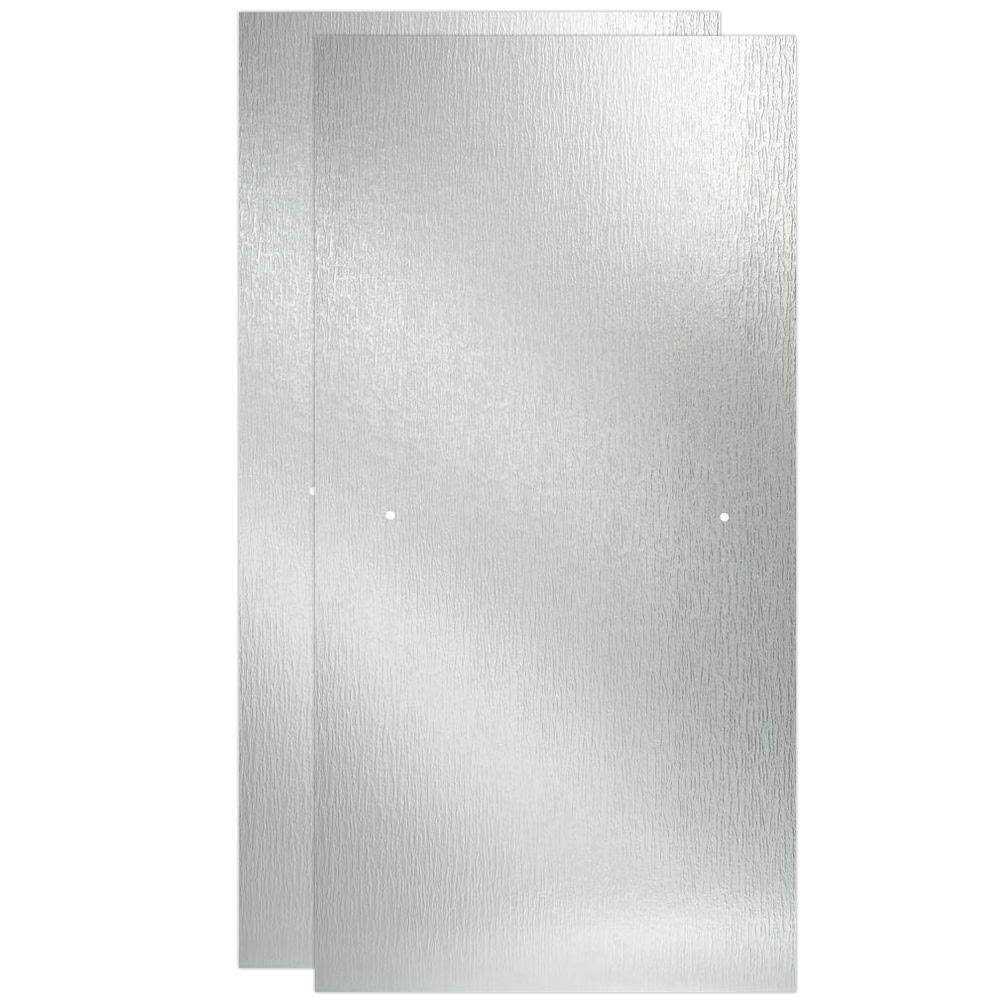 Delta Traditional 60 in. x 70 in. Semi-Frameless Sliding Shower Door in Chrome with 1/4 in. Tempered Rain Glass - Shop Hardware Tools Online Store