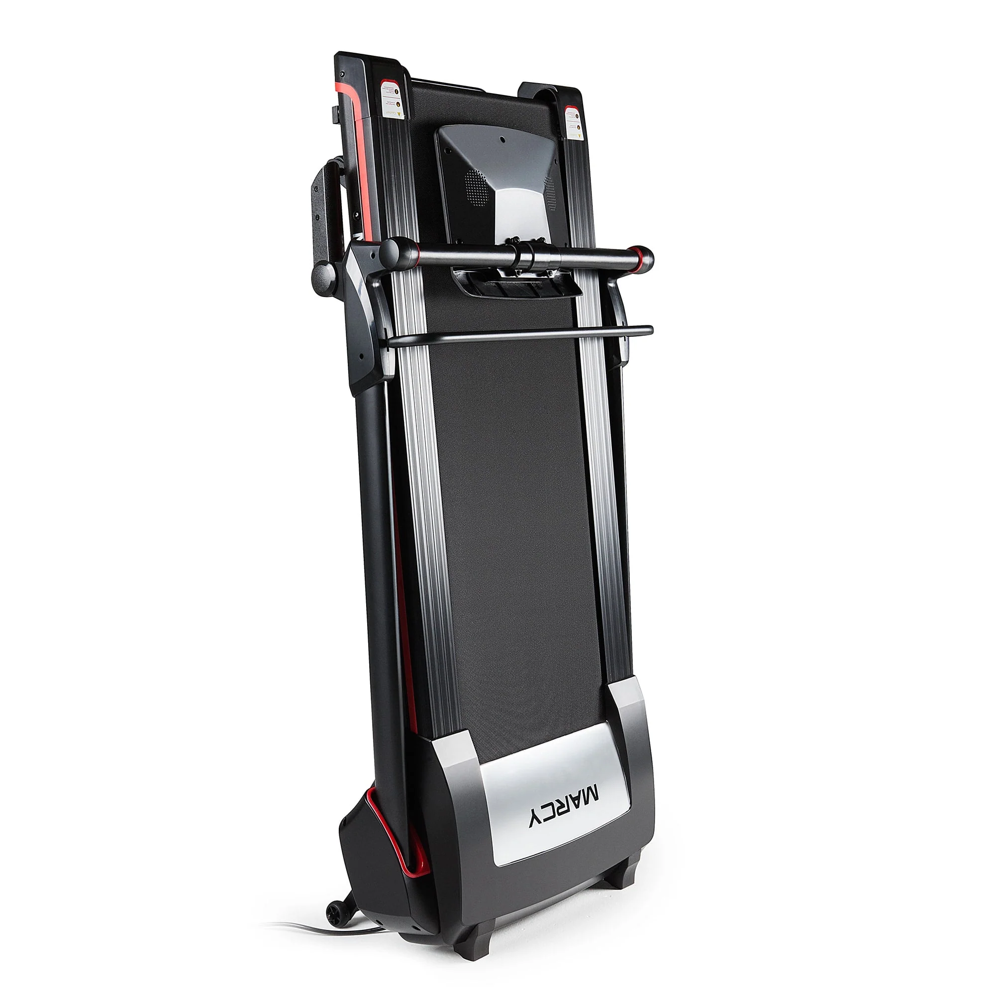 Marcy Folding Electric Treadmill With LCD Display and Adjustable Handles JX-651BW