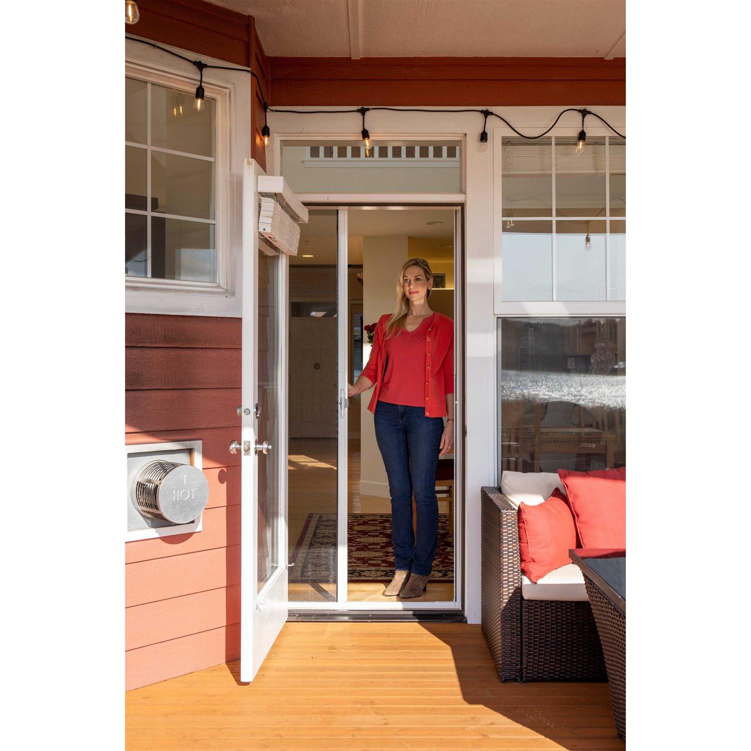Cool Single Retractable Door Screen-White - Shop Hardware Tools Online Store
