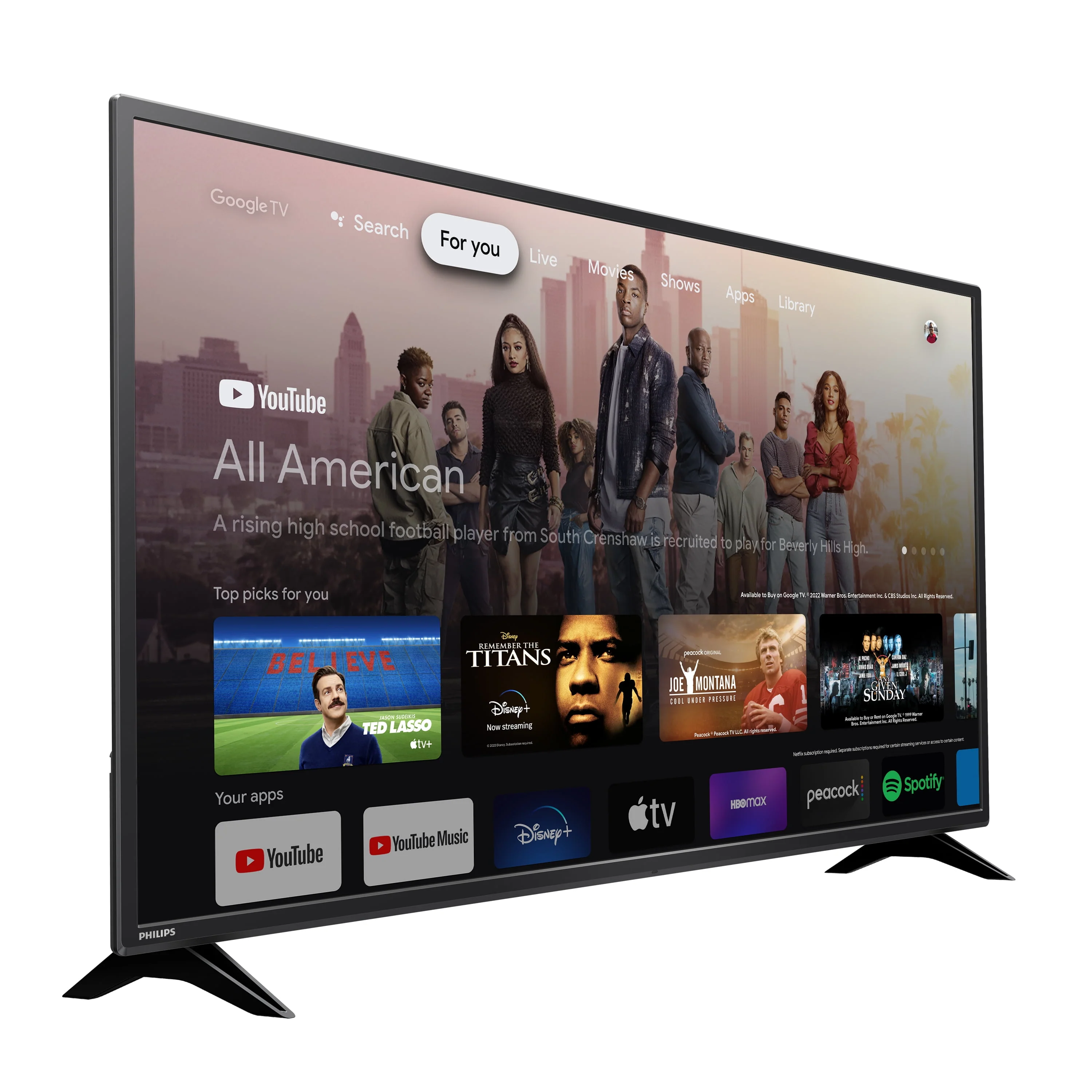 Philips 55 Class 4K Ultra HD (2160p) Google Smart LED TV (55PUL7552/F7)