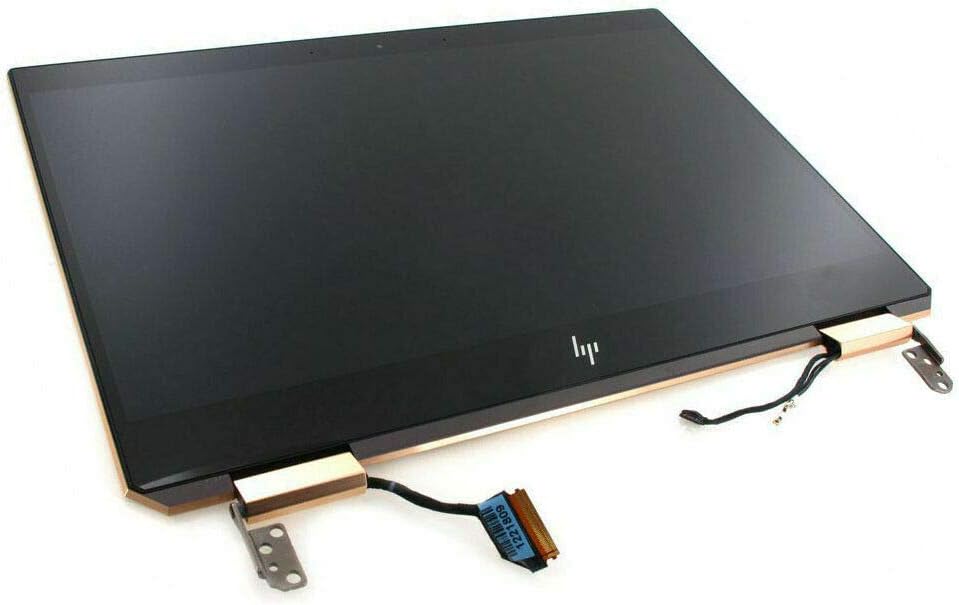 New Genuine 13.3 FHD LCD Screen IPS LED Display + Touch Digitizer + Cover Cable Hinges Whole Assembly for HP Spectre x36013-ap0058TU 13-ap0059TU 13-ap0061TU 13-ap0063TU 13-ap0066TU