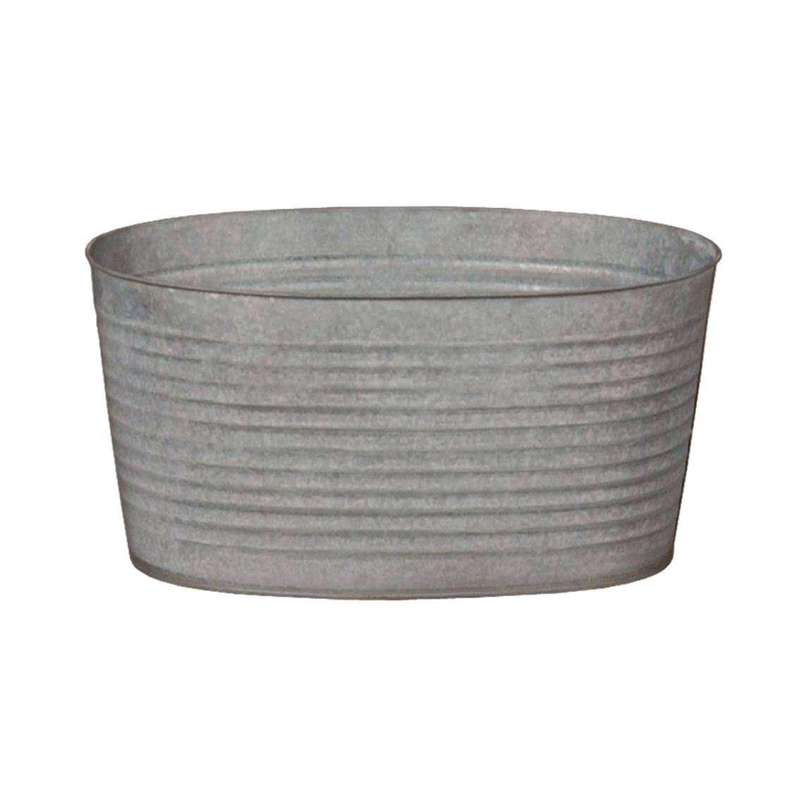 Emissary 3210GZ-1 Oval Galvanized Zinc Small Tub