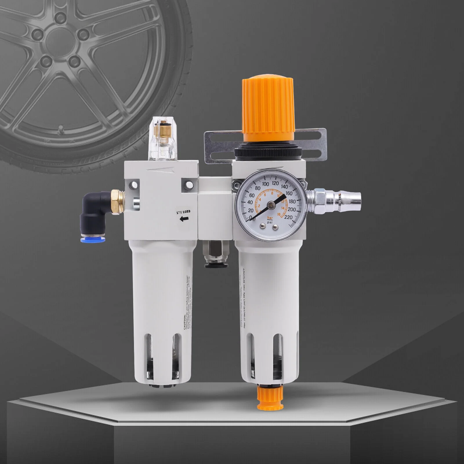 Oil Water Separator 145 Psi Air Pressor Regulator For Tire Changer Machine Part - Curated Treasures Market