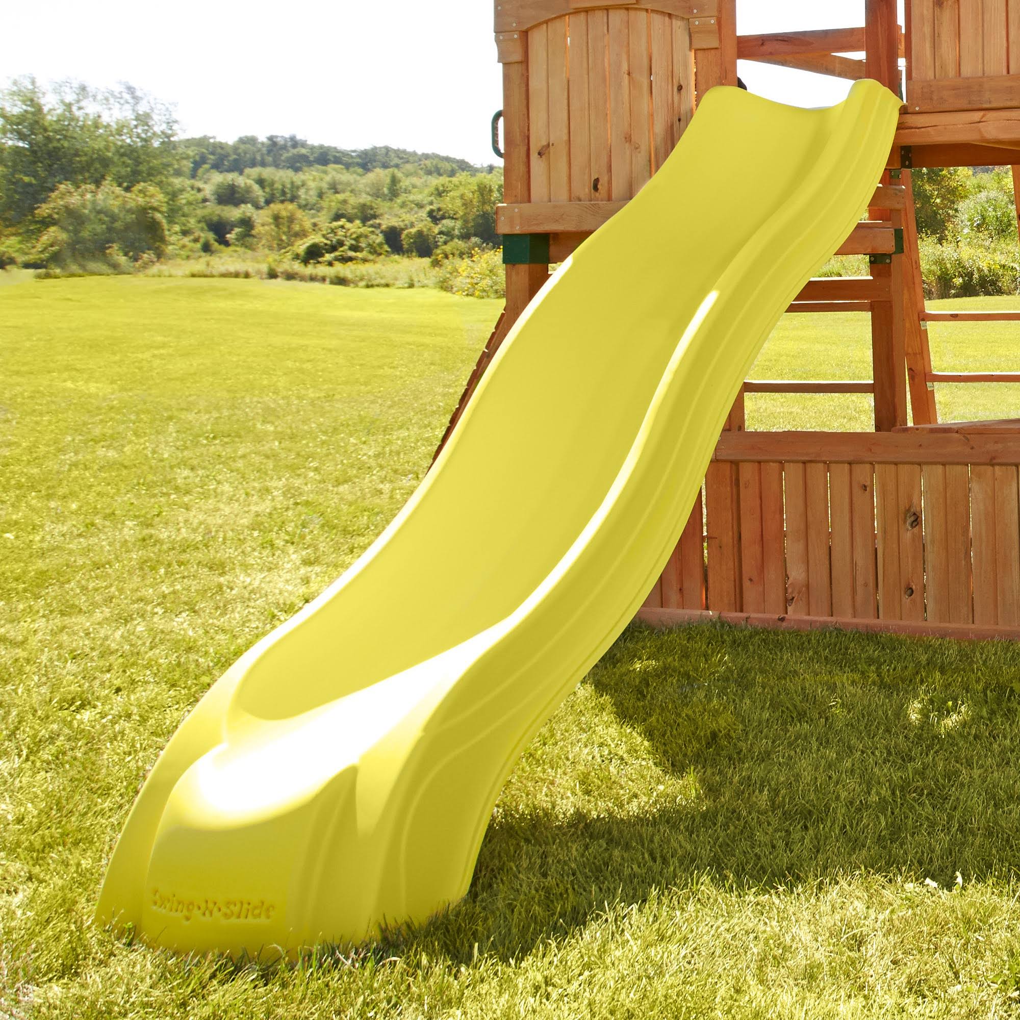 Swing-n-slide Alpine Wave Slide, Yellow