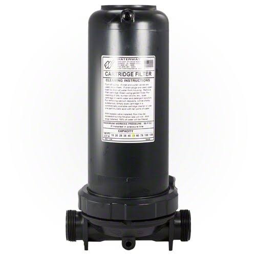 Cartridge Filter, Waterway Inline, 25 sqft, 1-1/2x22mbt 500-2570