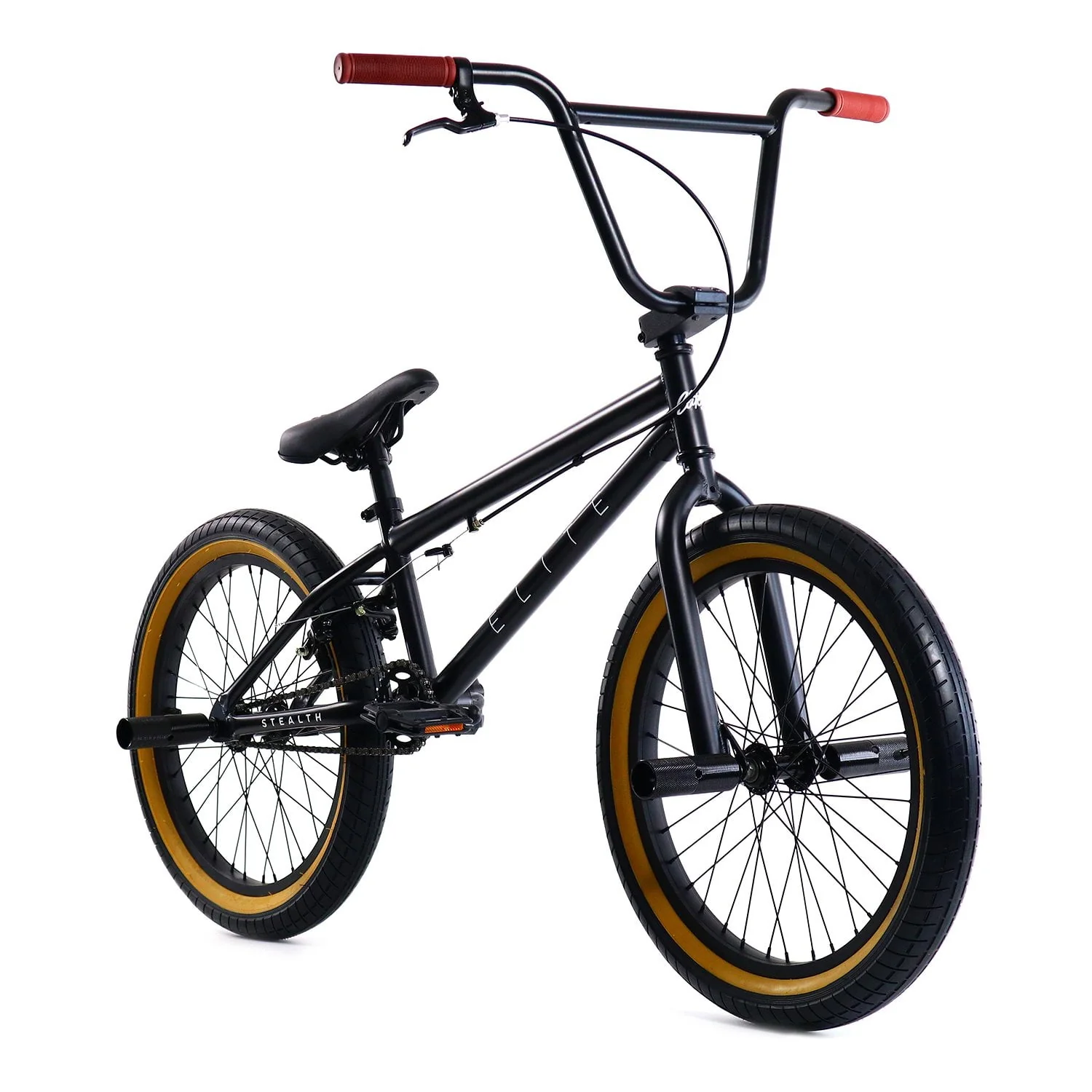 Elite 20” BMX Bicycle The Stealth Freestyle Bike New 2019 (White)