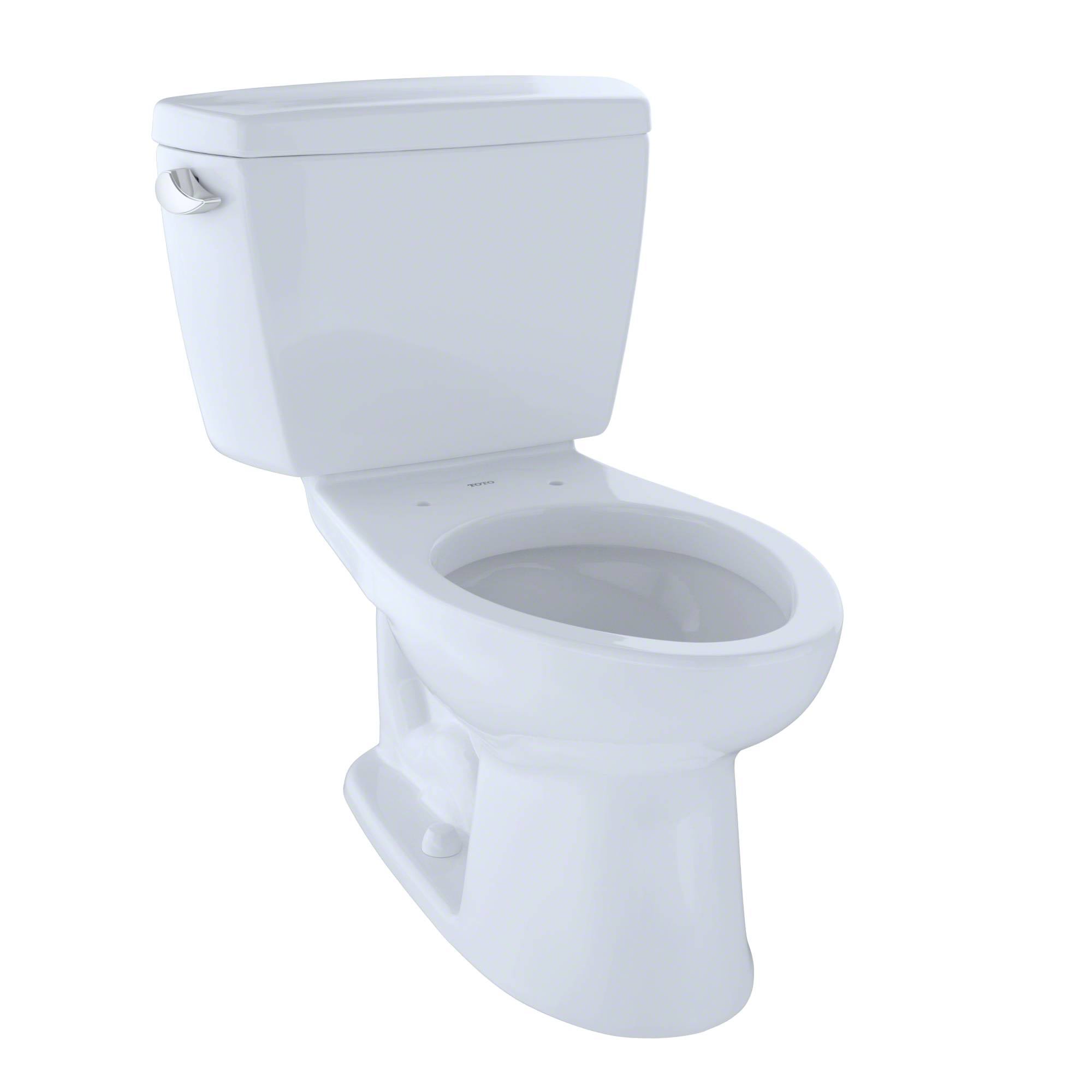 Toto Eco Drake Two Piece Elongated Toilet CST744E#01 Cotton