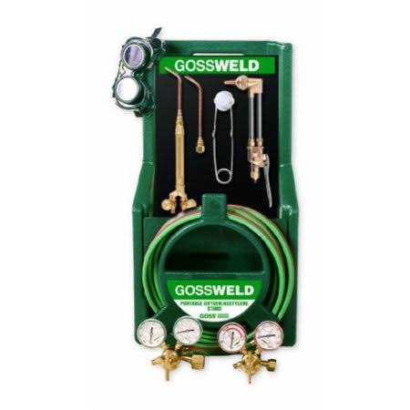 Goss KA-425-M 425 Series Oxy-Acetylene Welding, Brazing and Cutting Kit with MC Acet Regulator