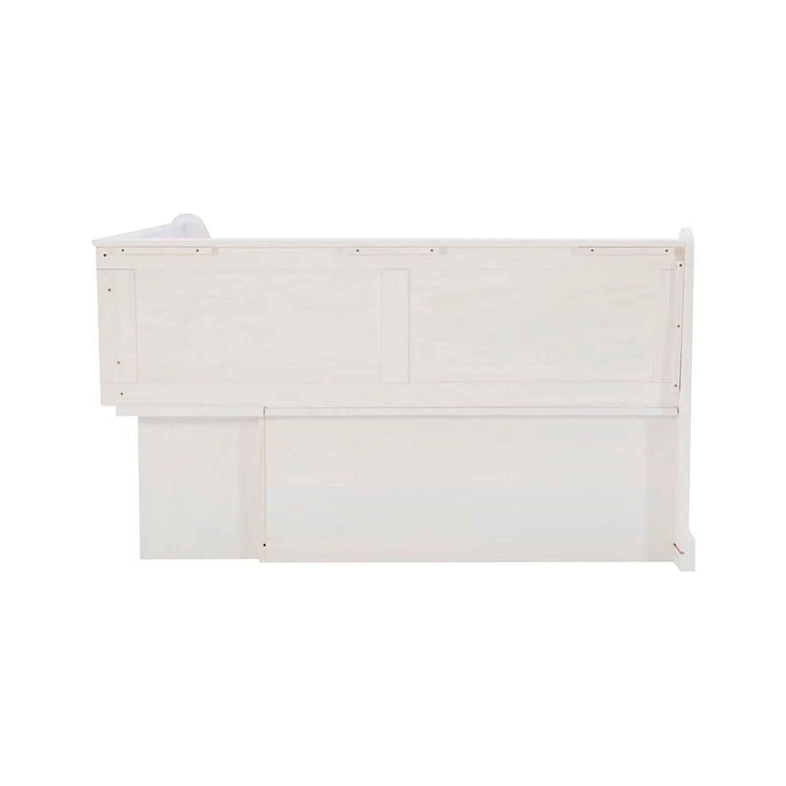 Linon Troyin Wood Corner Breakfast Nook in White