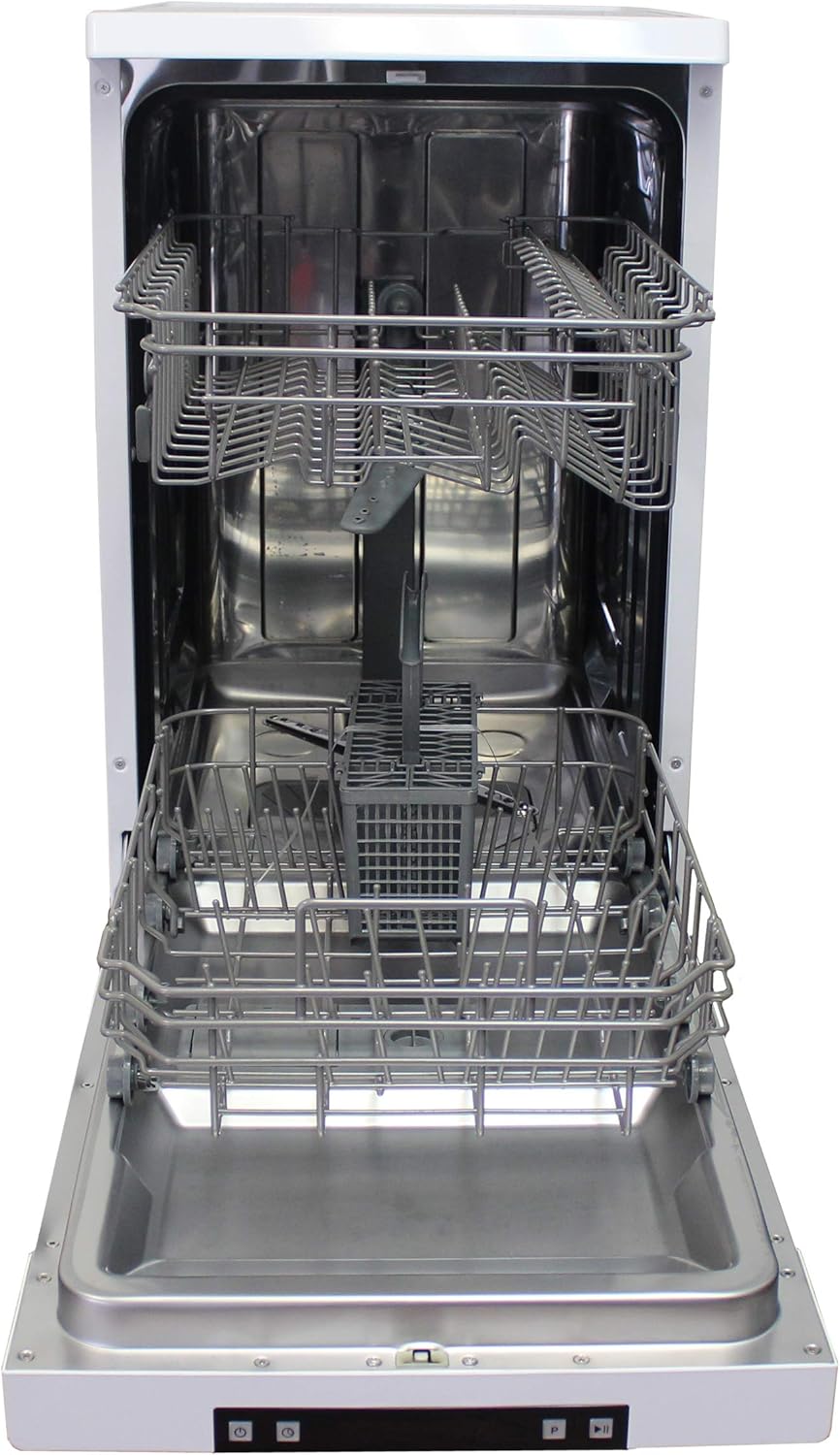 SPT SD-9263WA 18″ Wide Portable Dishwasher with ENERGY STAR, 6 Wash Programs, 8 Place Settings and Stainless Steel Tub – White