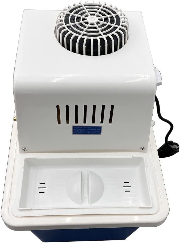 TECHTONGDA Water Circulating Vacuum Pump, 110V Lab Multi-Purpose Circulating Water Vacuum Pump with 2 Off-Gas Taps, Lab Chemistry Equipment, 15L Capacity, Anti-Corrosion Pump, 60L/min Flow Rate