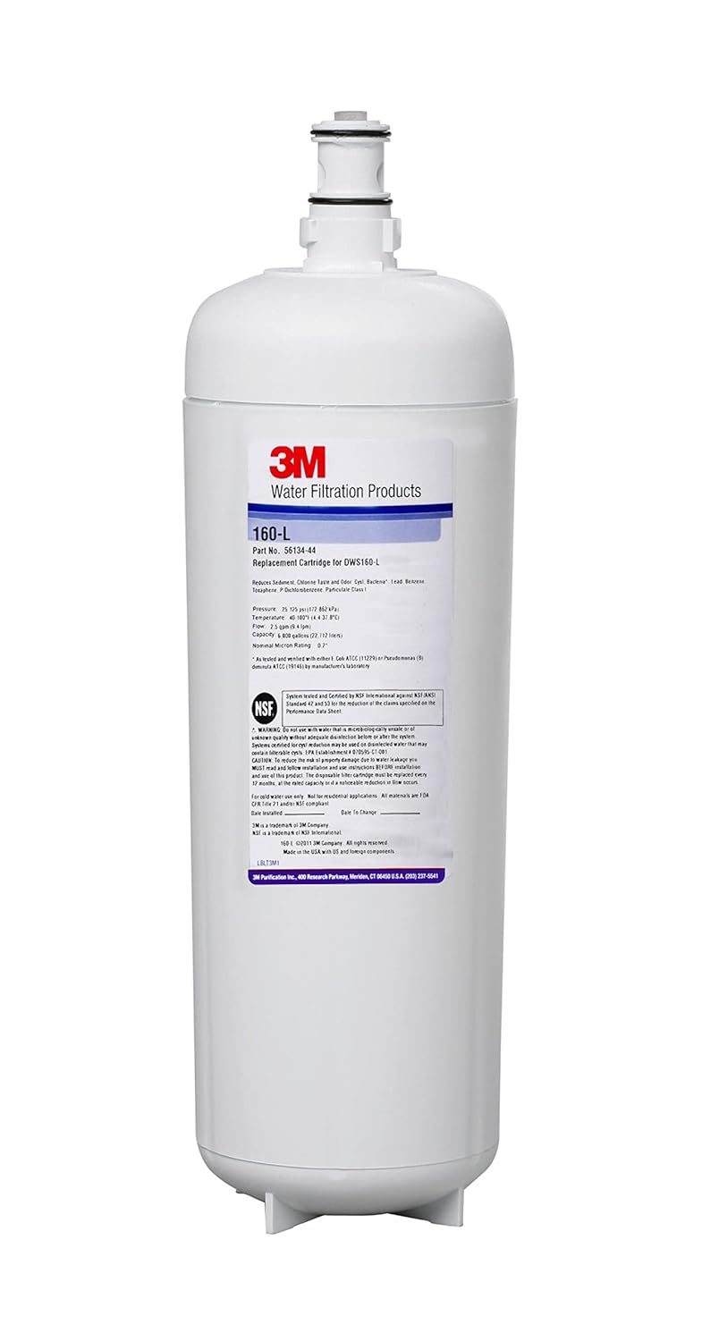 3M WATER FILTRATION PRODUCTS 5613444 High Flow Series Replacement Crtrdg,MDL