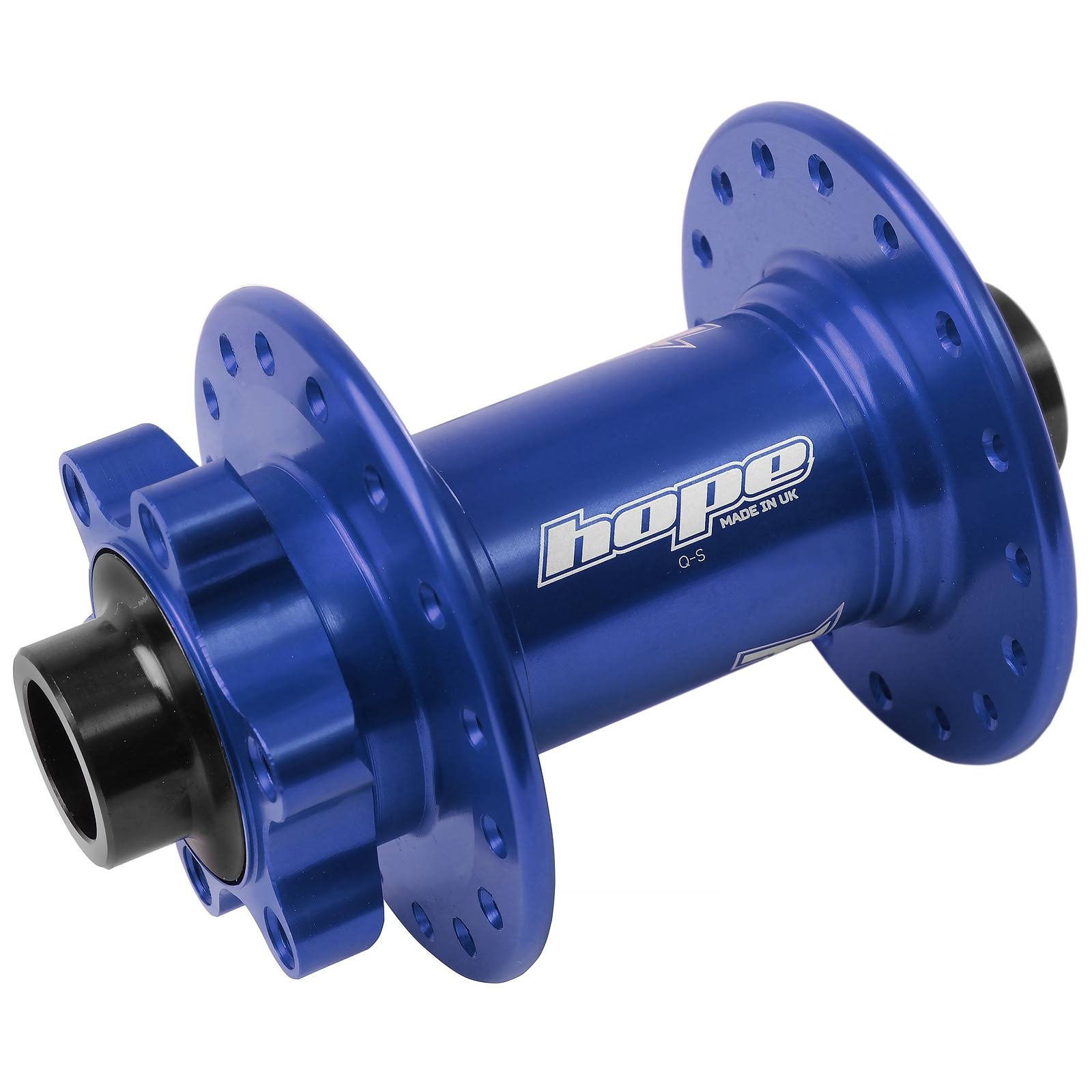 Hope Pro 4 Front Disc Hub 110 x 15mm for Boost 32H Blue