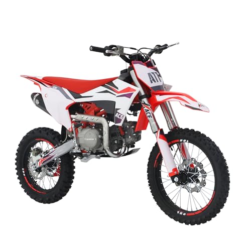 A11 125CC Dirt Bike Powered by ZONSEN Engine, 4-Speed Manual Clutch, Kick Start, Big 17“/14” Tires!
