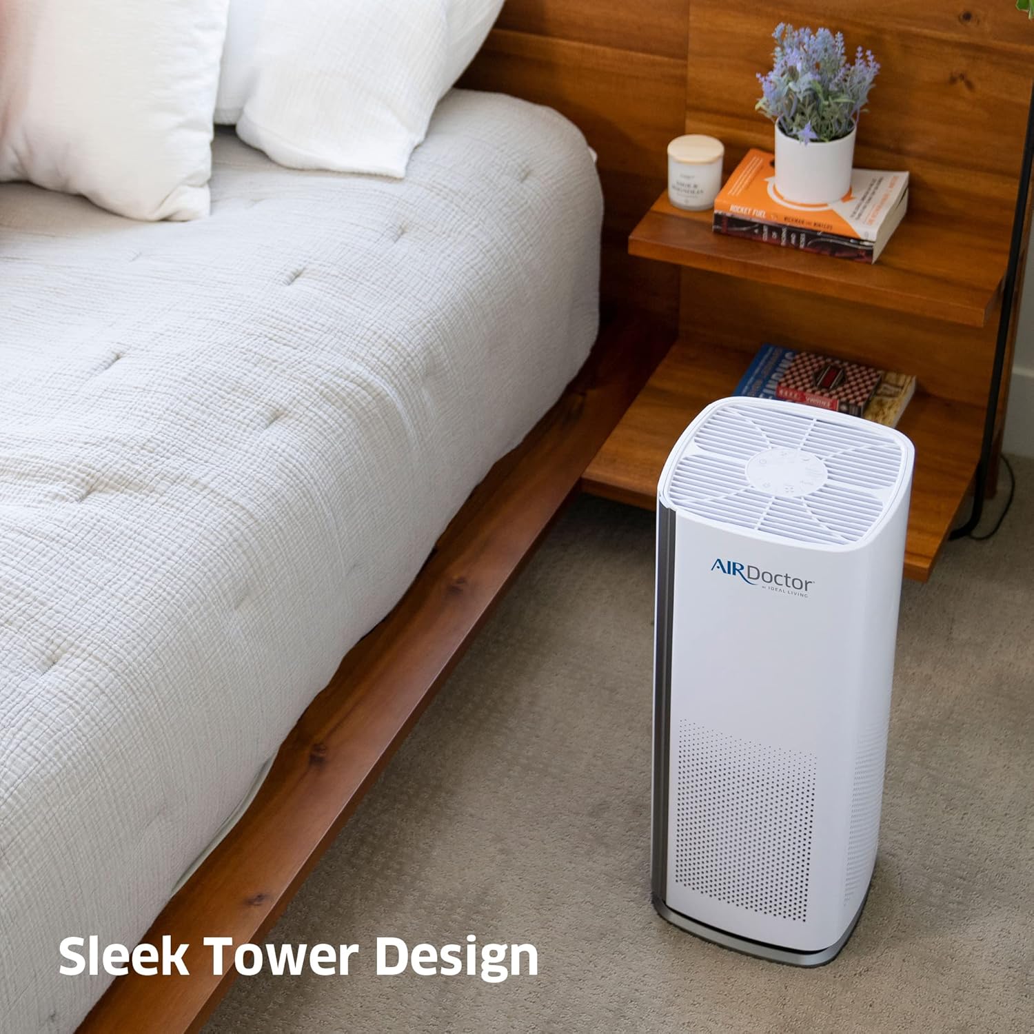 AIRDOCTOR AD1000 4-in-1 Air Purifier | Perfect for Guest Rooms, Kids' Bedrooms and Home Offices | Circulates the Air in 285 sq. ft. 4x/hour and MERV HVAC Filter 20x30x1 bundle