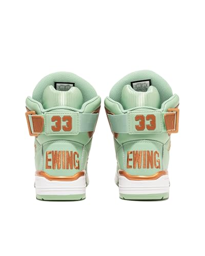 PATRICK EWING Athletics 33 HI Basketball Shoes - Hemlock/Copper, Statue of Liberty Edition